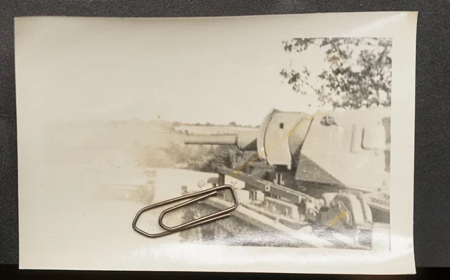 S FOTO WK2 Rommel Einheit Schützenpanzer Kettenfahrzeug Bild Kanone ...