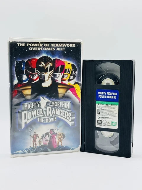 Mighty Morphin Power Rangers The Movie For Vhs £916 Picclick Uk 