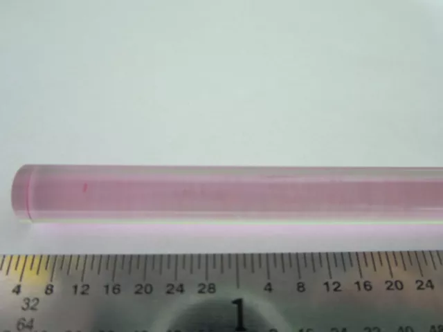 Optical Laser Rod Neodymium Doped Optics As Is  Bin#5-Dt-B-1 2