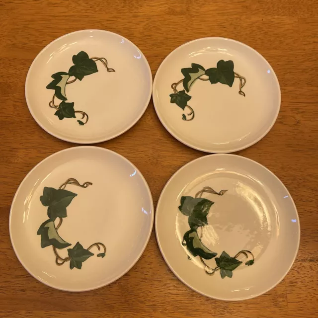 Metlox Poppytrail "California Ivy"  6 1/4"  Bread & Butter Plate Set of 4