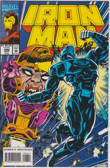 Iron Man #296, Vol. 1 (1968-1996) Marvel Comics, High Grade
