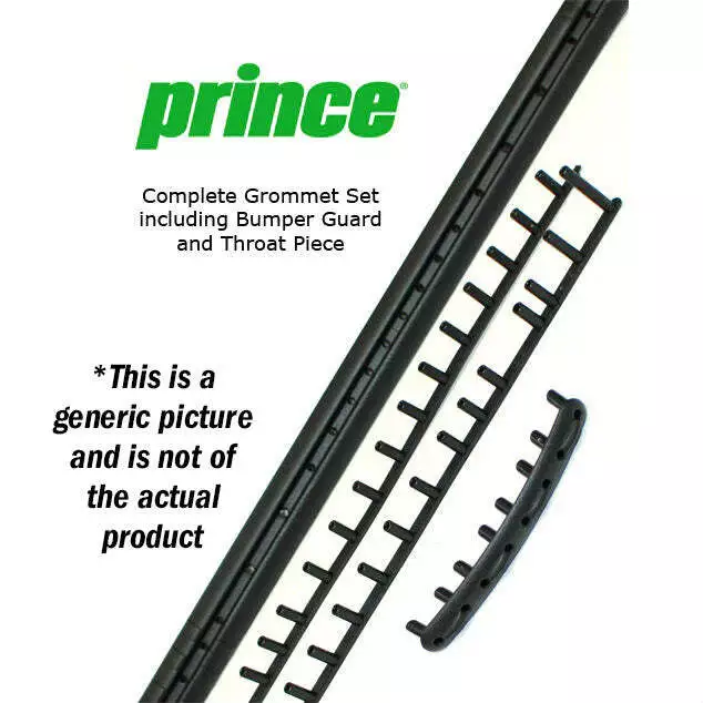 Prince EXO3 Warrior 100 Tennis Racquet Grommet Set with Bumper Guard