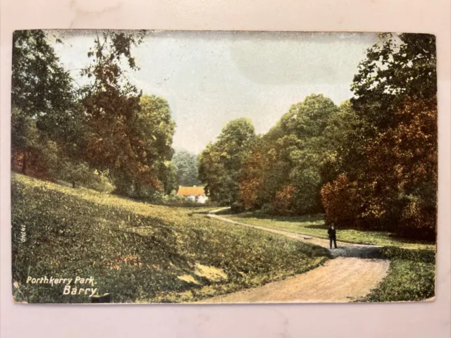 Porthkerry Park, Barry Vintage Postcard.