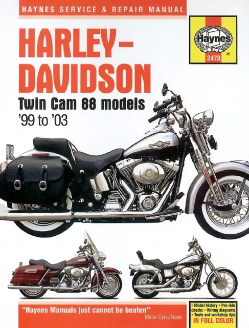 NEW HAYNES MANUAL Harley Davidson FLSTCI 1450 HERITAGE SOFTAIL CLASSIC 2001-06 2