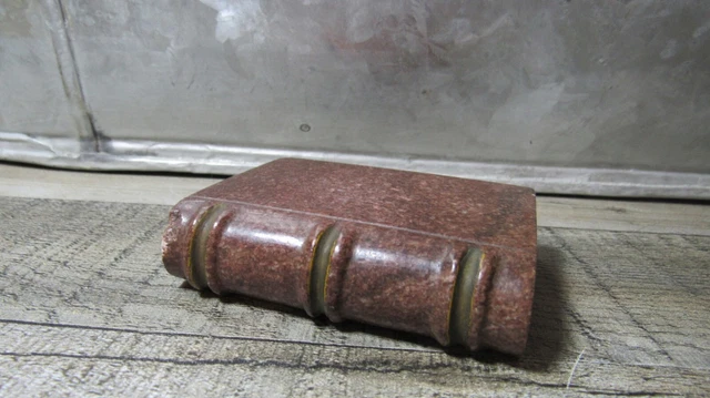 Soapstone Book Paperweight, Home Decor Piece