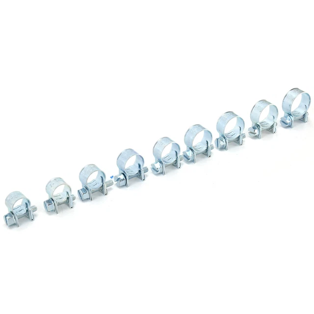 135pcs 8‑18mm Mini Hose Clamp Water Hose Clamp Assortment Kit Accessory