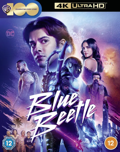 Blue Beetle (4K HD) Xolo Maridueña, Bruna Marquezine, Belissa Escobedo