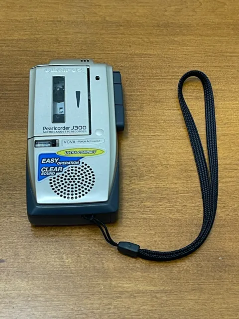 Olympus Pearlcorder J300 Microcassette Recorder Voice Activated