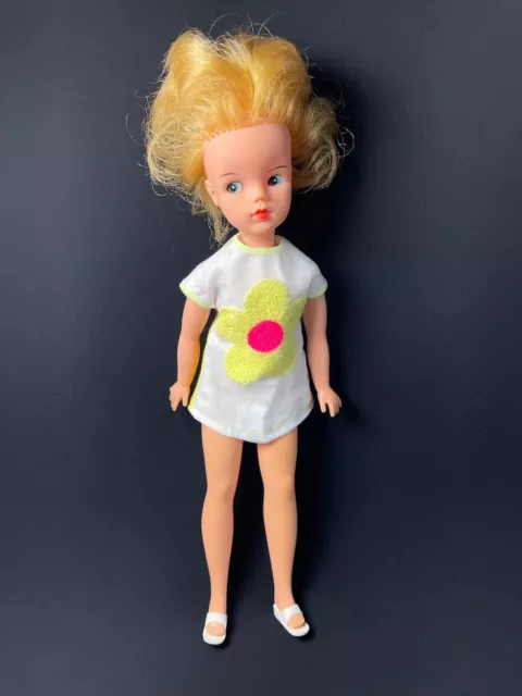 Pedigree Sindy 1963 first issue doll blonde 11" doll + new dress 80s sandals