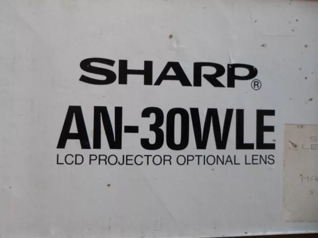 brand new Sharp AN-30WLE LCD optional projector Lens (312776)