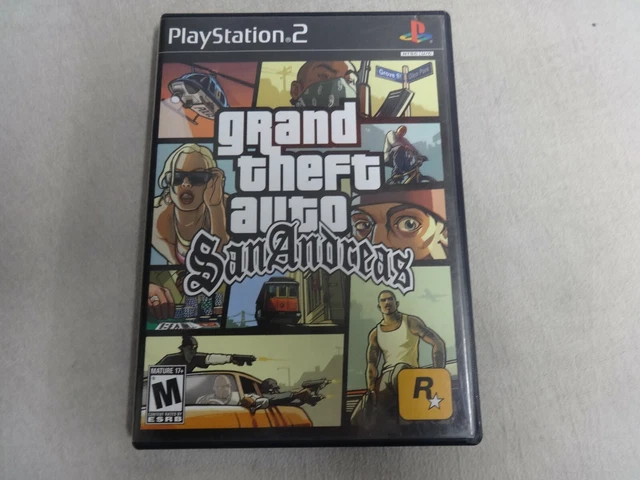 GRAND THEFT AUTO San Andreas Playstation 2 PS2 Game & Case, NO Manual ...