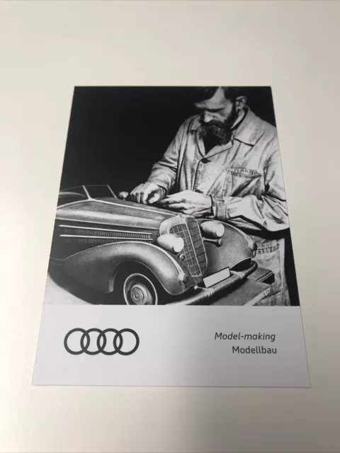 Audi Postkarte Rar Selten Sammler Auto 🚗🚘🚙 Klassiker Modellbau