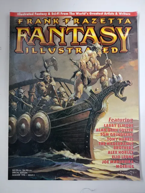 Frank Frazetta Fantasy Illustrated 2 Magazine Battle Chasers Joe Madureira