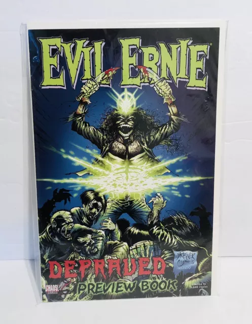 Evil Ernie Depraved Preview Book - Limited Edition 2500 Chaos Comics 1999