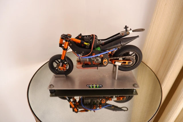 Nitro Rc Motorcycle READY TO RUN radio controlled motorcycle 1/5 nitro plus stand £363.72 ...