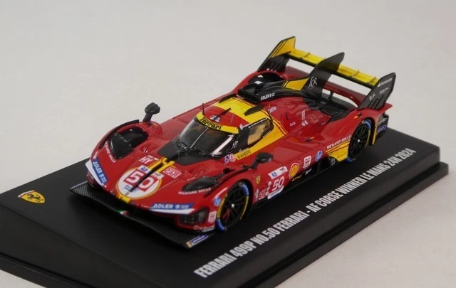 LOOKSMART 1/43 – Ferrari 499P Hypercar – Le Mans 2024 – Modèle Résine LSLM183
