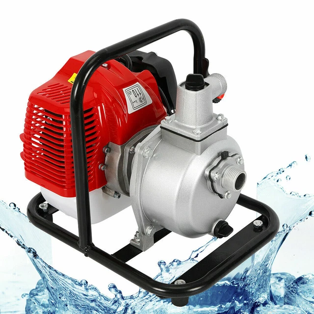 1.25KW Water Transfer Pump 43cc 1.7HP W/ Dual Ring / Twin Counter Balance Crank