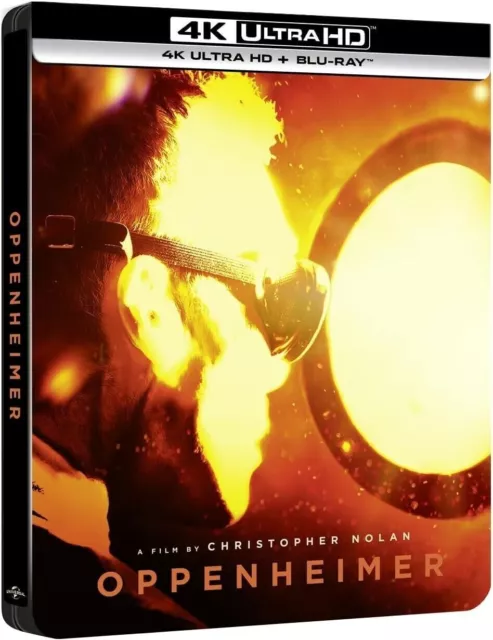 Oppenheimer - Boîtier Steelbook 4K Ultra Hd + Blu Ray- Neuf Sous Blister