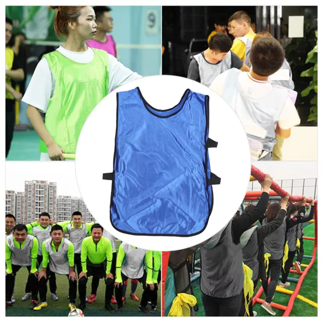 Sports 12pcs Adult Training Vest SkinFriendly Team Practice Pinnies Size
