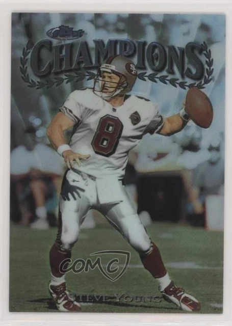 1997 Topps Finest Steve Young #320 HOF