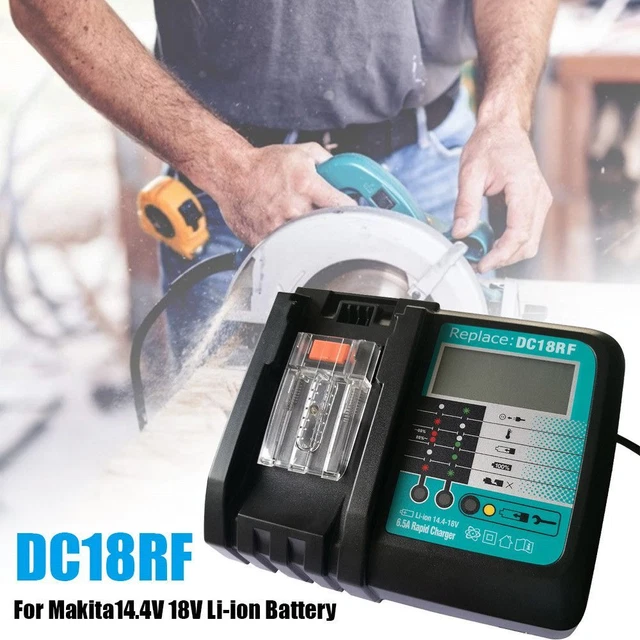 Alimentatore caricabatterie DC18RF For Makita 14,4 V 18 V BL1830 BL1840 BL1430 BL1440