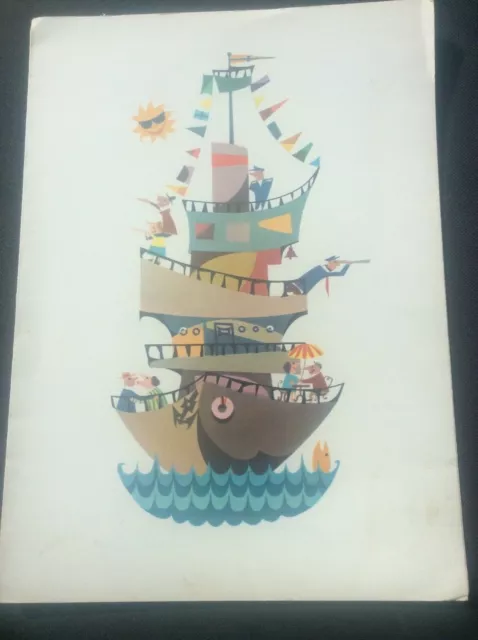 1960s TMV Willem Ruys Ocean Cruise Liner Royal Rotterdam Lloyd Malcolm Sylvester