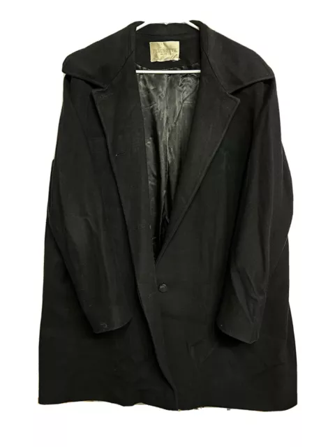 Fleurette Loro Piana Italy Women’s Wool Car Coat Stand Collar Side Slits Size 22 Fleurette Loro Piana Italy Women’s Wool Car Coat Stand Collar Side Slits Size 22
