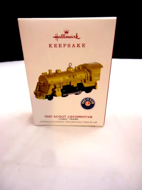 Hallmark Lionel 1001 Scout Locomotive Limited Edition Gold dated 2019
