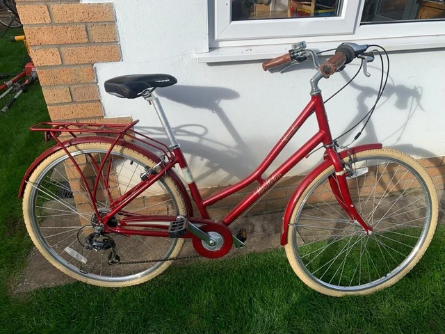 VICTORIA PENDLETON SOMERBY small ladies bicycle in Burgundy Red