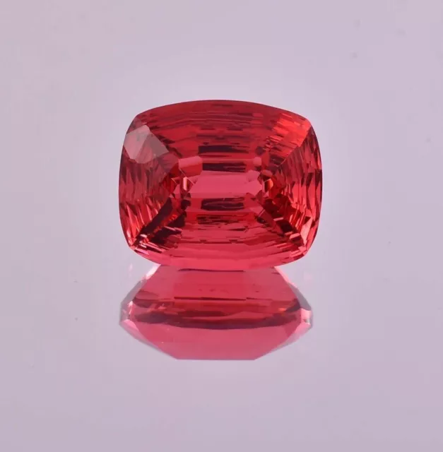 Pierre précieuse lâche certifiée Padparadscha saphir coupe maître 15 x 12,5...