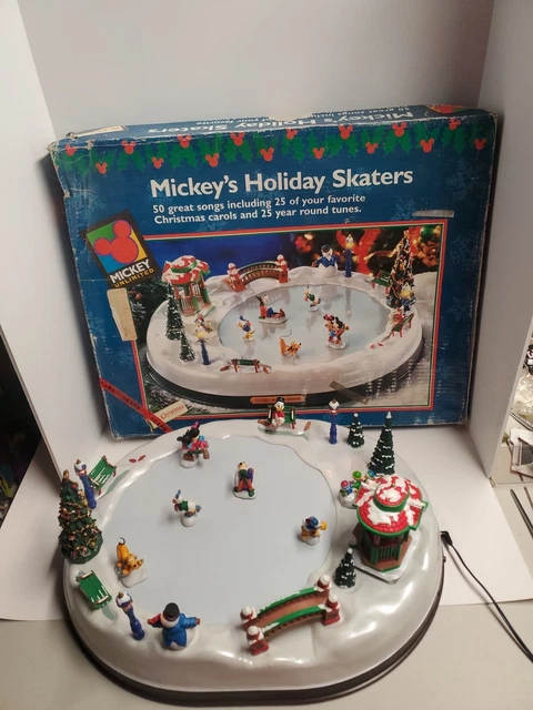 Mickey's Holiday Skaters☆ディズニー☆クリスマス☆希少！ ディズニー Mickey's Holiday Skaters Disney MR. CHRISTMAS