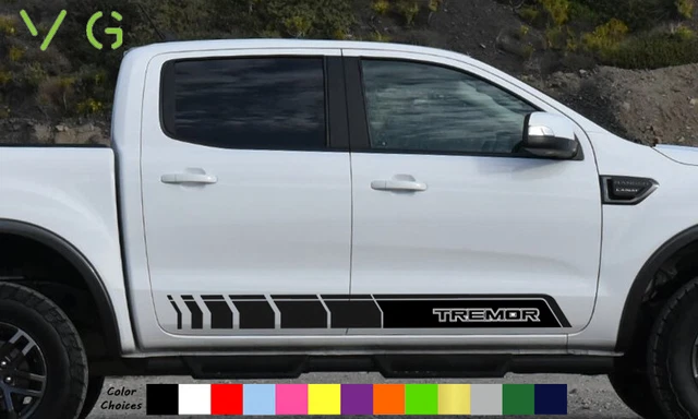 🔥 2x Ford Ranger Tremor Vinyl Decal Sticker Graphics Side Door x2 ANY COLOR