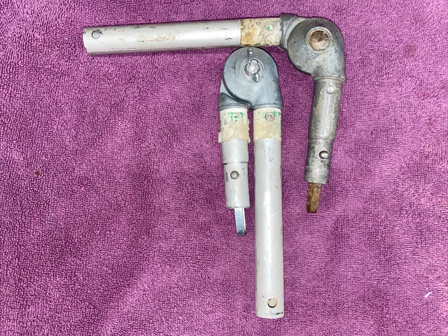 Lot of 2 Unger Cja00 Cranked Joint Angle Adapter,Zinc Alloy used
