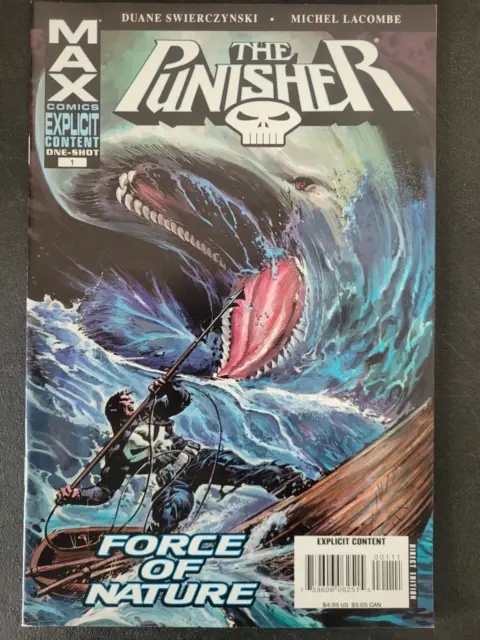 The Punisher Force Of Nature #1 One-Shot (2008) Marvel Max Comics Swierczynski!