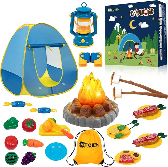 MITCIEN Kids Camping Toys Campfire /Fruit Toys Boys Girls Indoor and Outdoor Pr