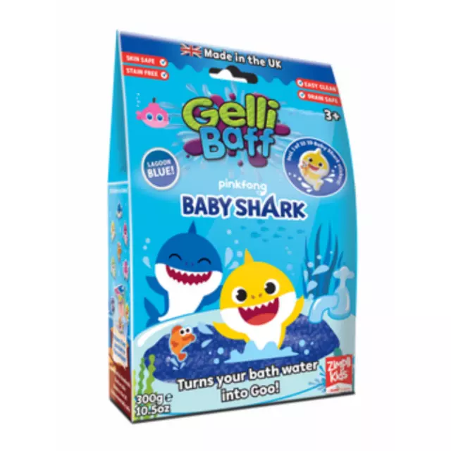 Baby Shark Gelli Baff Lagoon Blue 300g