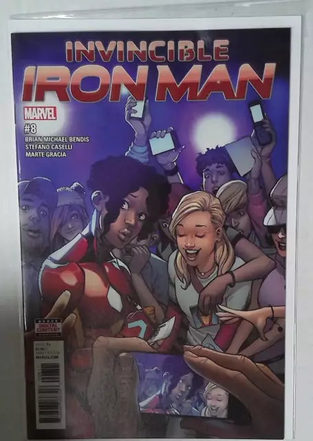 Invincible Iron Man #8 Marvel Comics (2017) NM 3rd Series 1st Print Comic Book