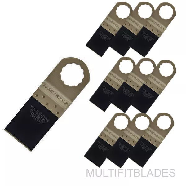 10x 1-3/8" Tungsten Carbide Saw Blade Hard Metals-Festool Vecturo, Fein Supercut