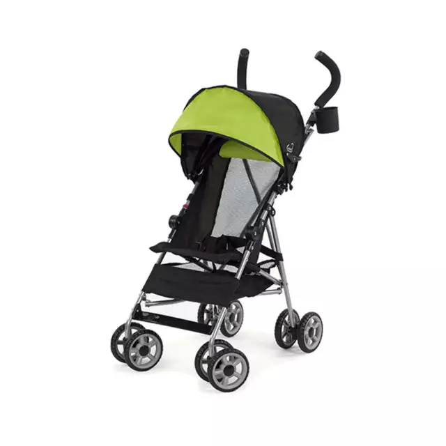 Kolcraft Two-Tone Cloud Umbrella Stroller Green Free Shipping New 3