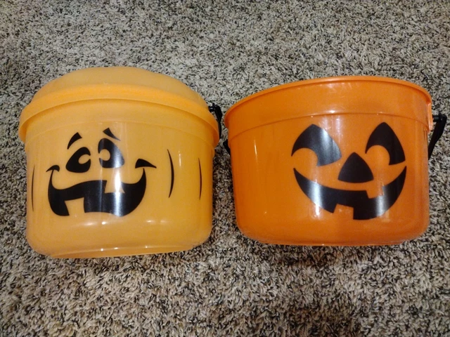 Vintage McDonald's Halloween Buckets Lid Has A Small Crack On Top 1986/1993