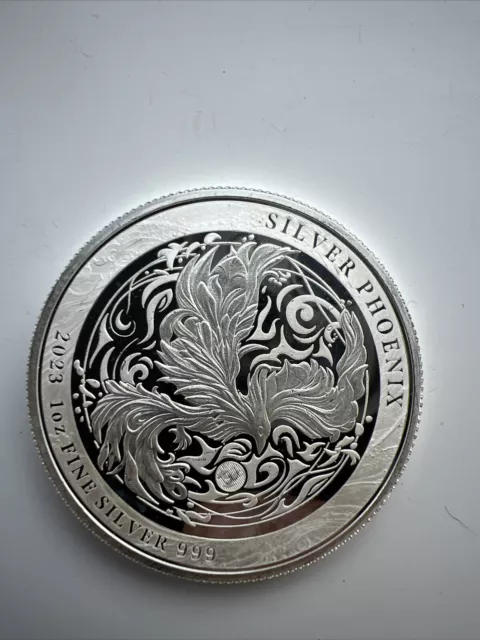 1oz 2023 Niue Phoenix .999 Silver Coin.