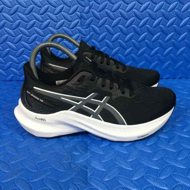 Asics GT-2000 12 Womens Running Walking Shoes Black Athletic Sneakers Size 7W