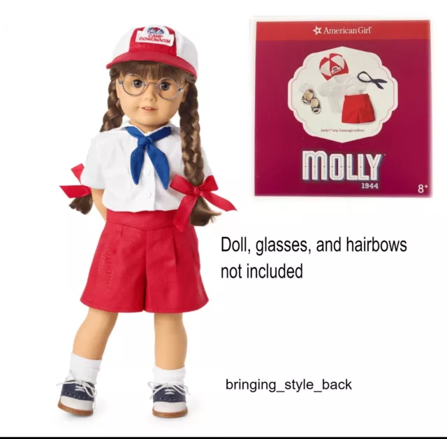 American Girl Doll Molly’s Camp Gowonagin Uniform Outfit NEW & Sealed in Box