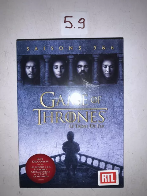 DVD - Game of Thrones   - L'intégrale des saisons 5 & 6 - DVD - HBO