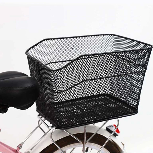 Panier Avant De Vélo Predolo – Fer Robuste, 48 X 25 Cm, Pour Courses Ou Petit Chien
