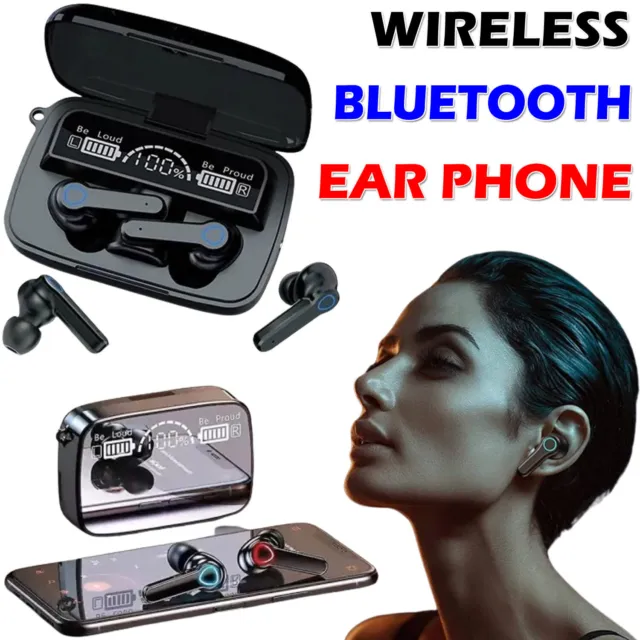 Bluetooth Wireless Headphones Earphones Mini In-Ear Pods For iPhone Android M19