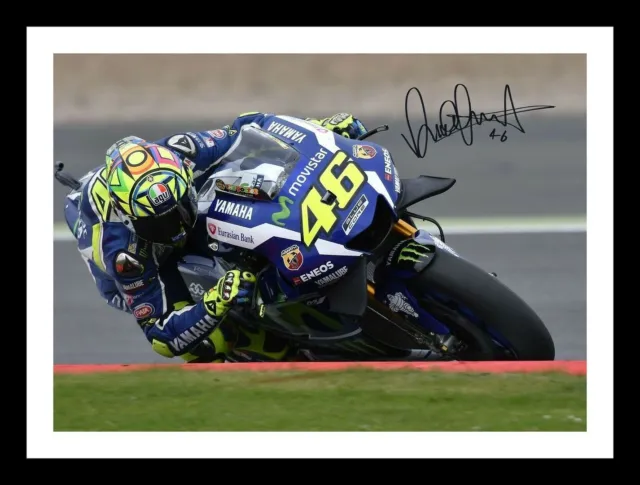 Valentino Rossi Autograph Signed & Framed Photo