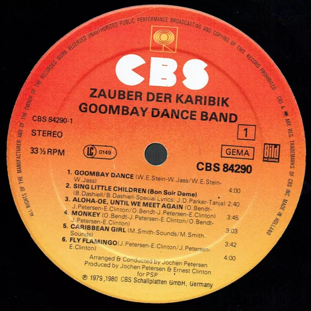Vinyl, LP - Goombay Dance Band – Sun Of Jamaica - Island Of Dreams, u.a. 3