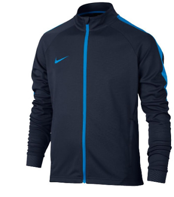 NIKE Dry Academy TrackSuit Jacket Boys Blue Size UK 7-8 Years (df) *REF101