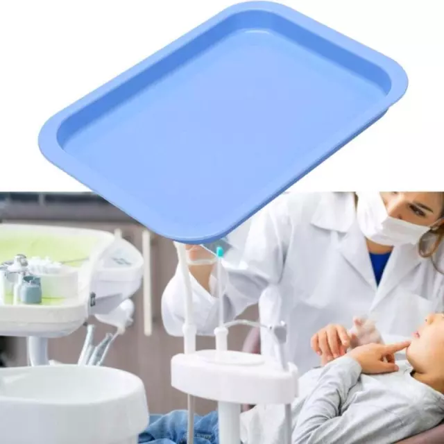 Zahnpflege-Organizer, Aufbewahrungstablett aus leichtem Kunststoff für Kliniken
